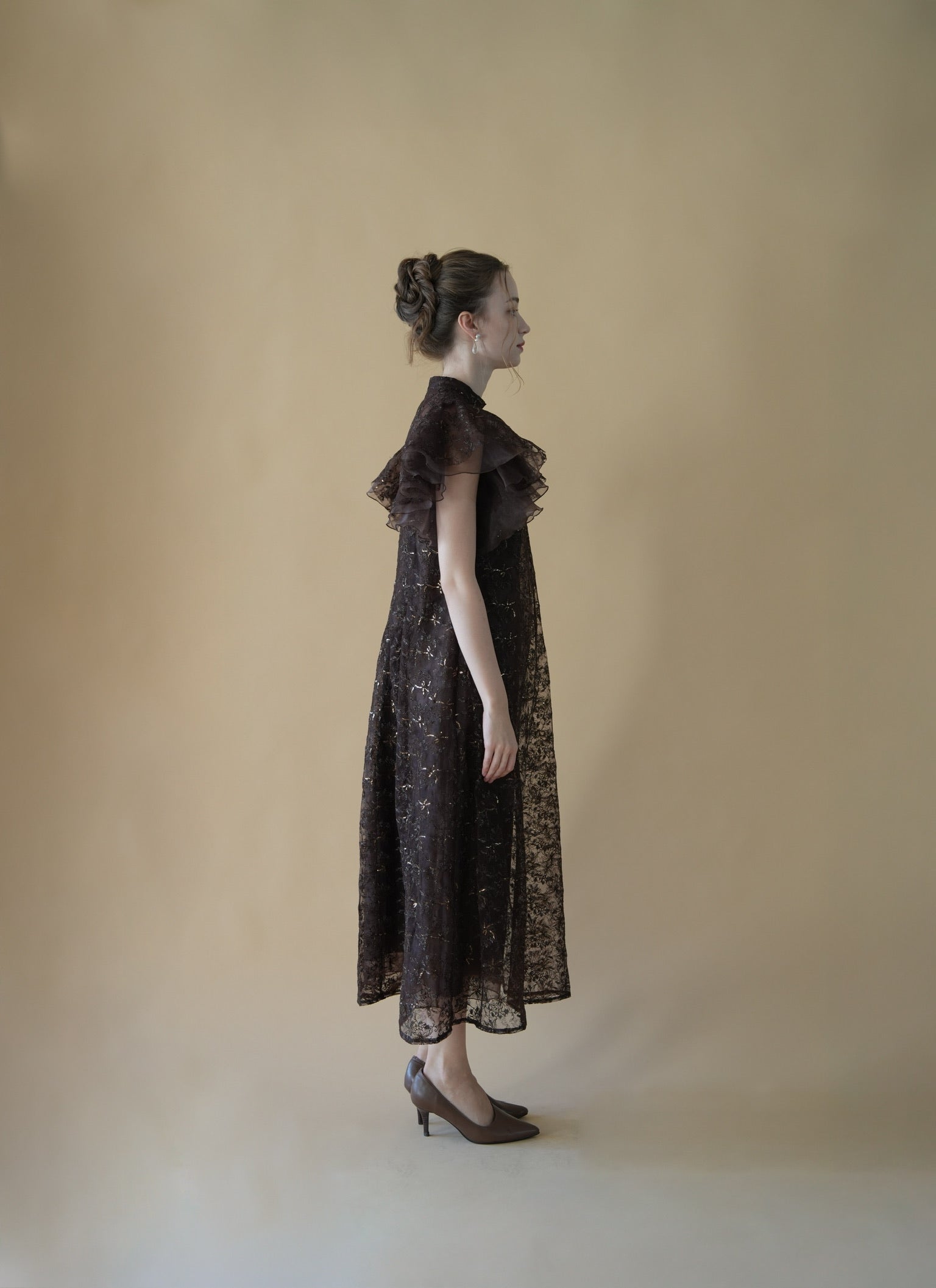 shimmery lace dress – Acka online store