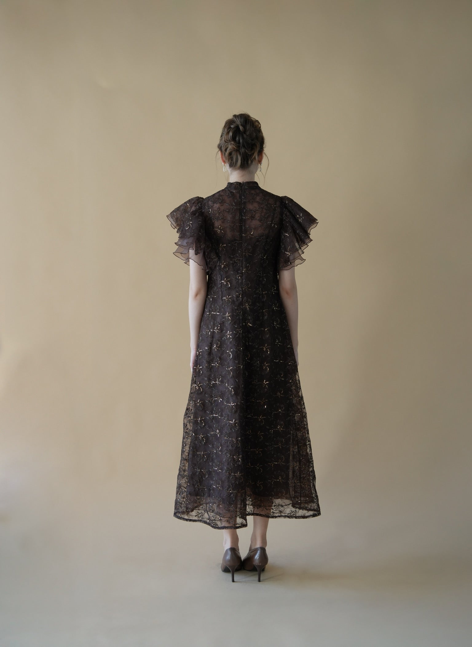 shimmery lace dress – Acka online store