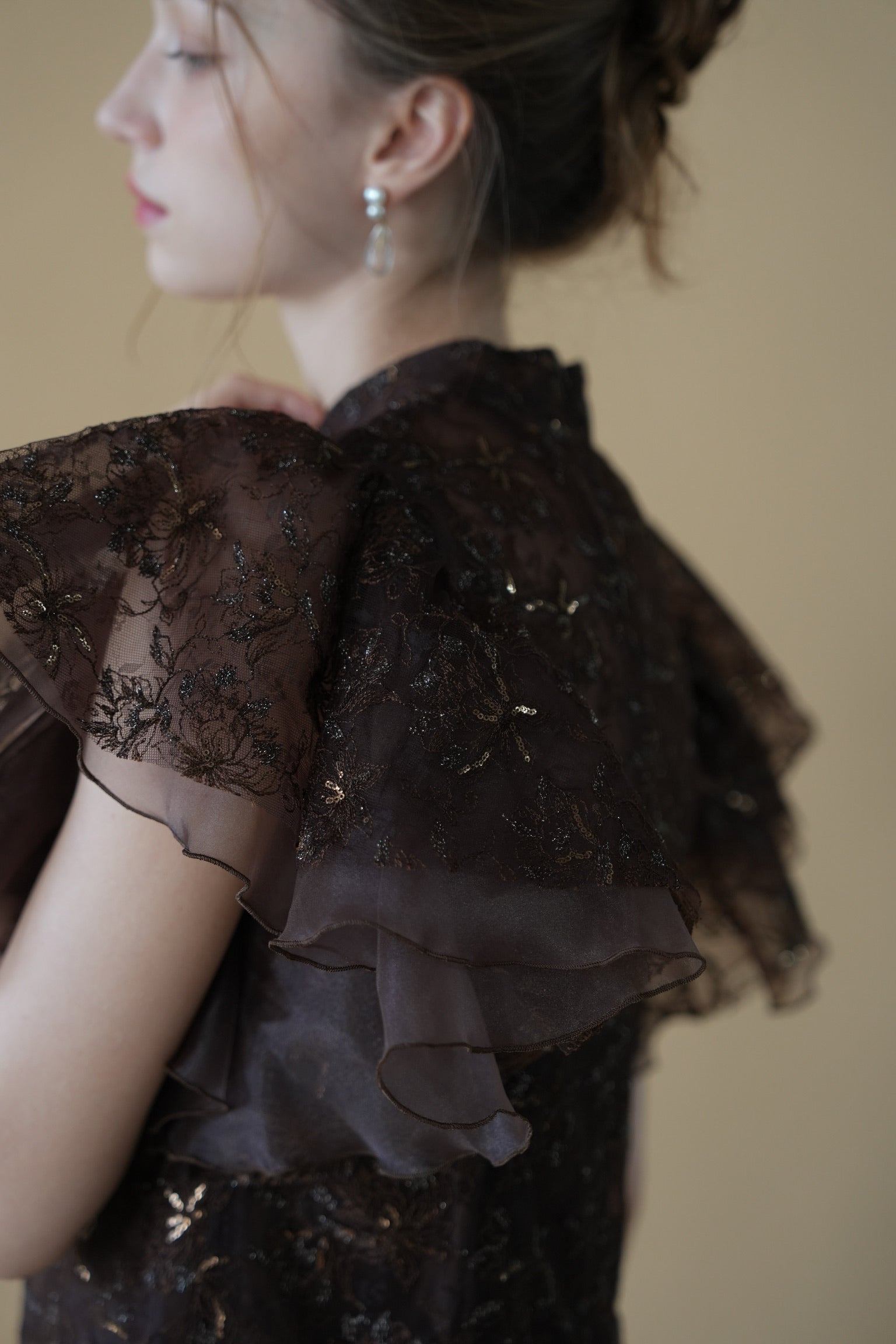 shimmery lace dress – Acka online store