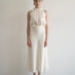 satin lace layer dress