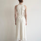 satin lace layer dress