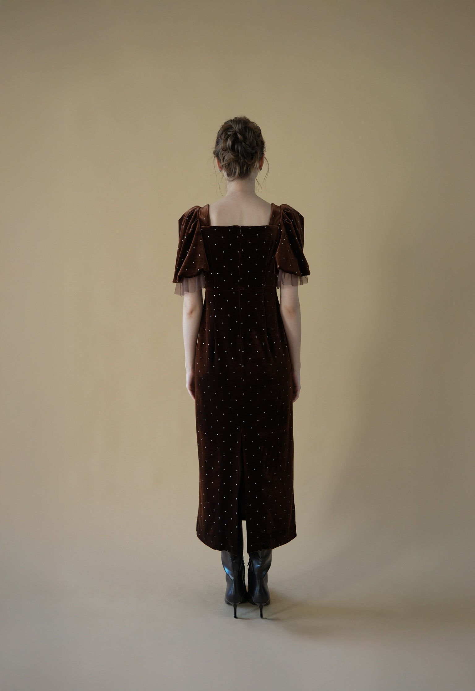 スーツ・フォーマル・ドレス bijou dot velours dress bijou dot velours dress – Acka online store