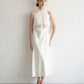 satin lace layer dress
