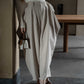 cocoon tuck pants