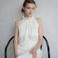 satin lace layer dress