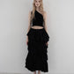 one shoulder rib knit