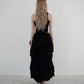 one shoulder rib knit