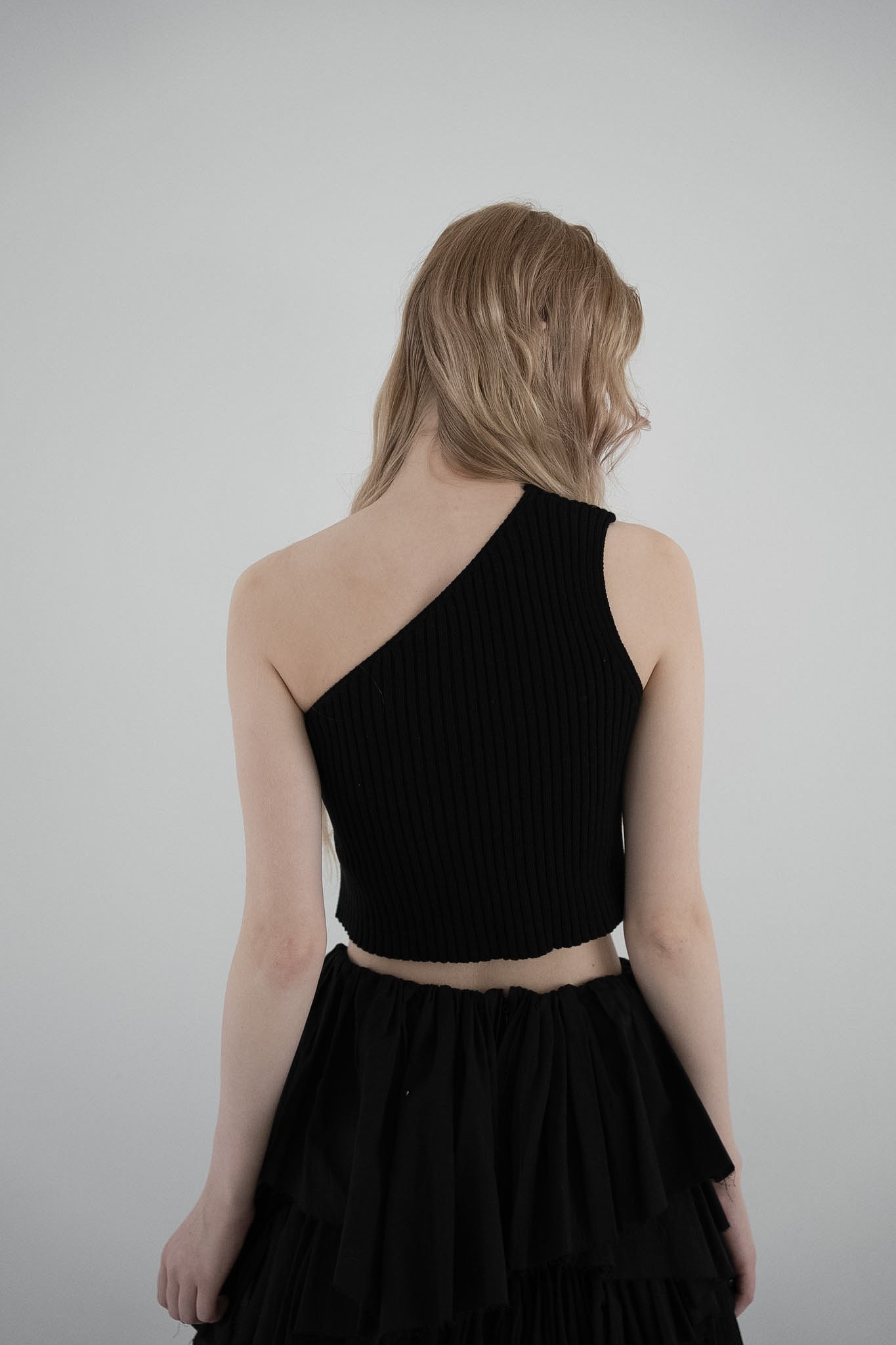 one shoulder rib knit – Acka online store