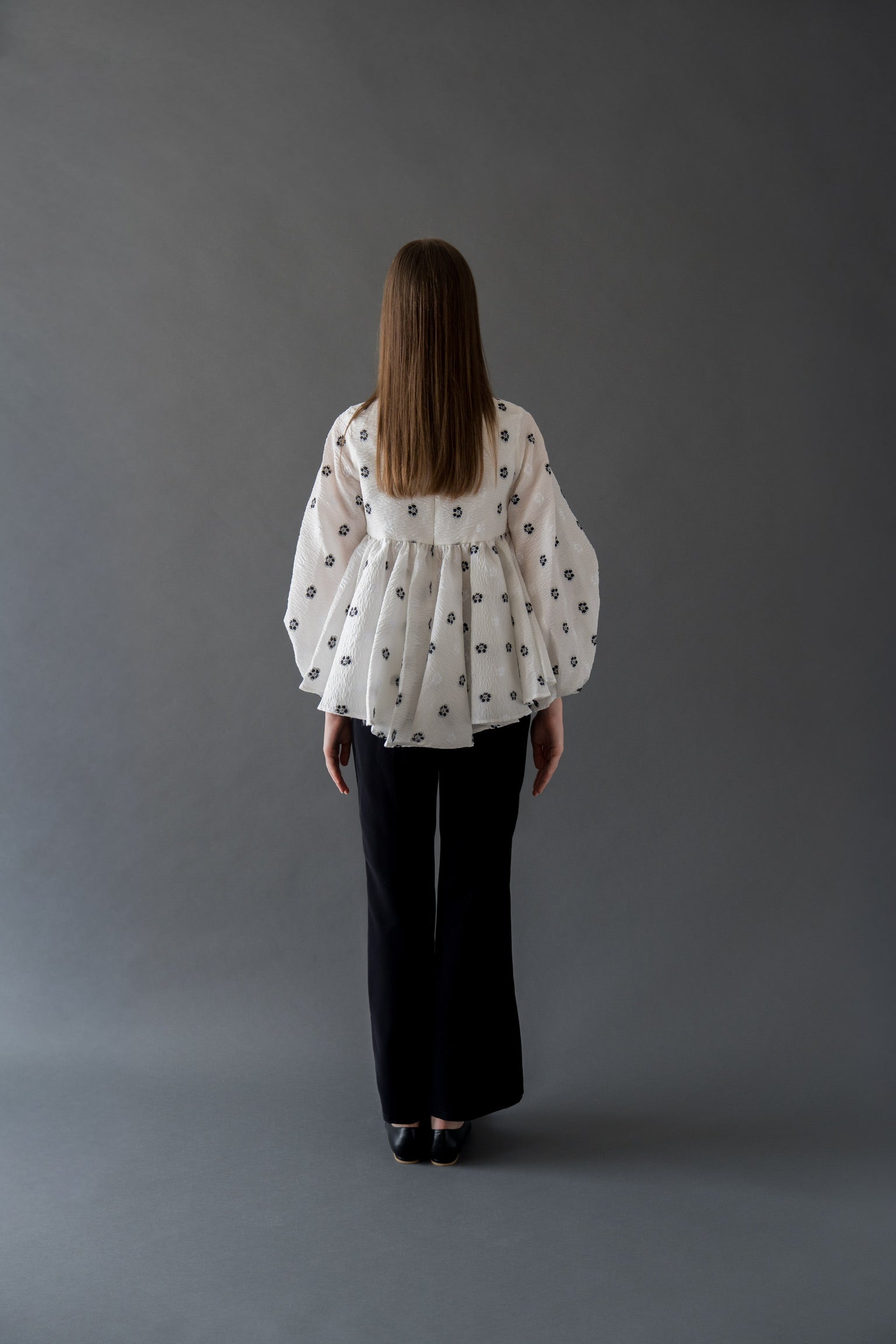 flower jacquard blouse – Acka online store