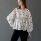 flower jacquard blouse