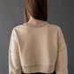 bijou neck cropped sweat
