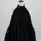 flower lace gather tops