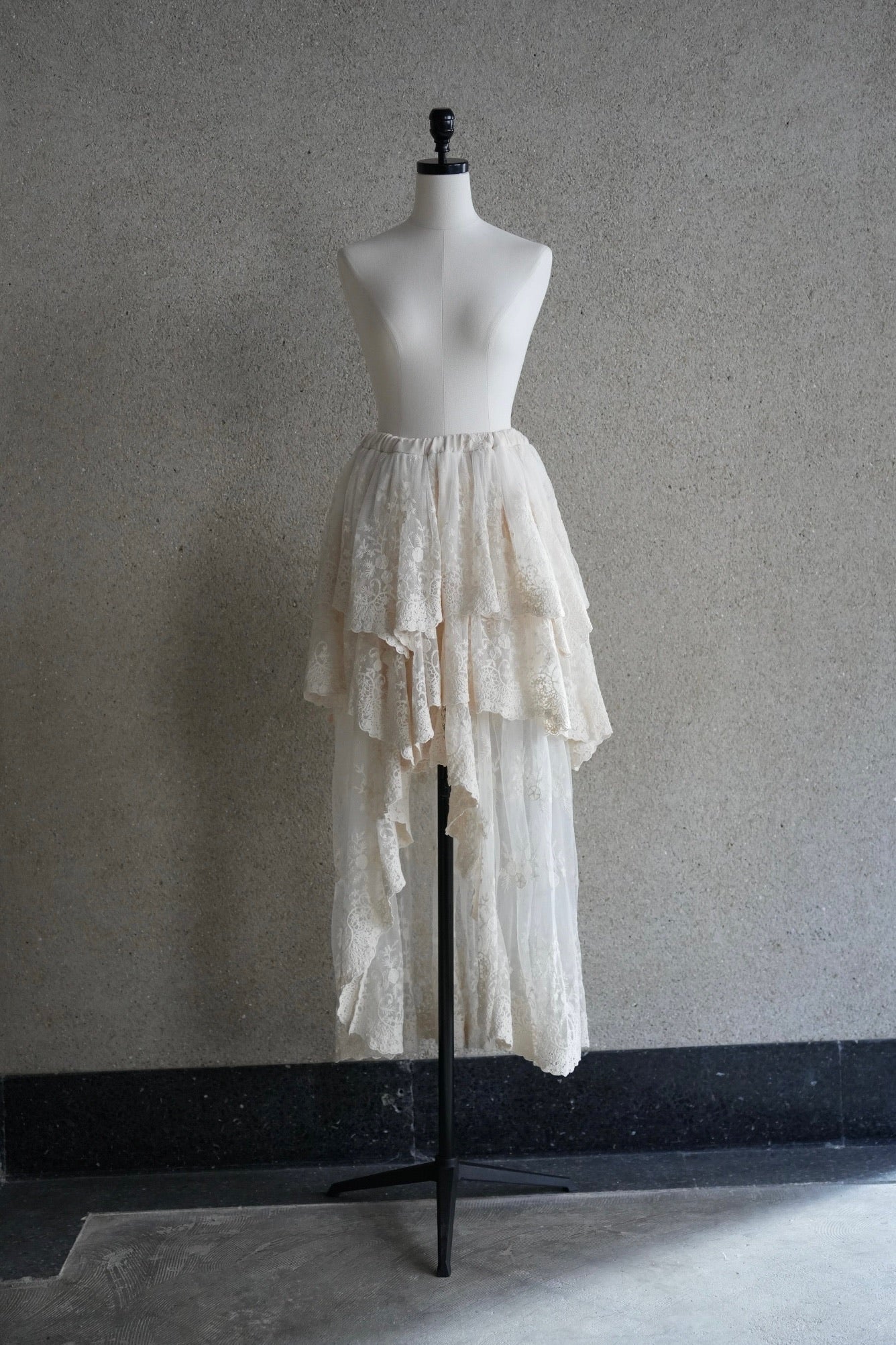 layered lace skirt