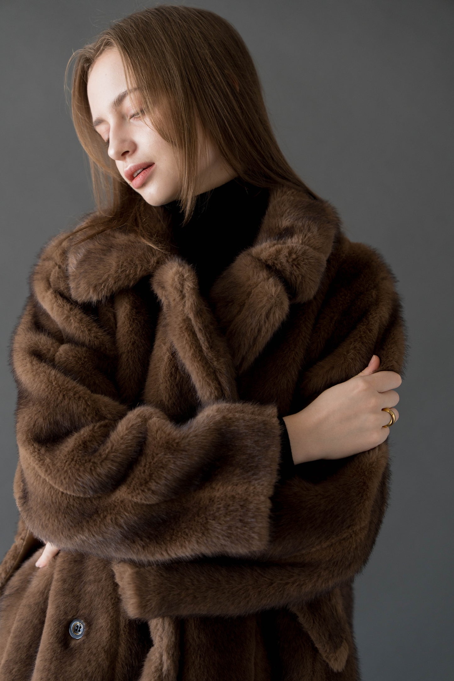 classical fur coat