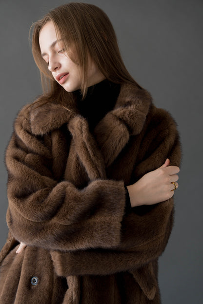 classical fur coat