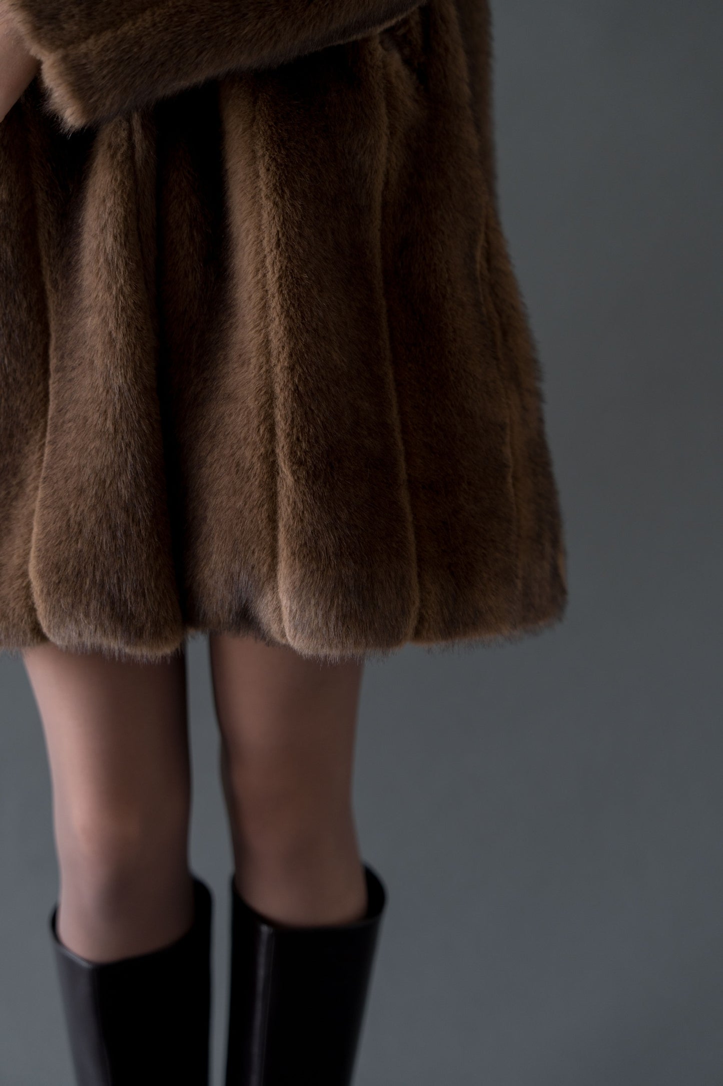 classical fur coat