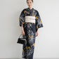 [Acka.×utatane]  菖蒲と糸菊 navy 浴衣4set