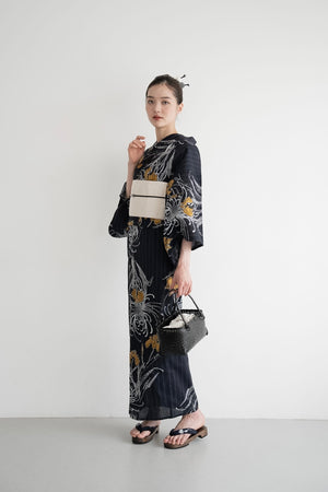 Acka.×utatane] 菖蒲と糸菊 navy 浴衣4set – Acka online store