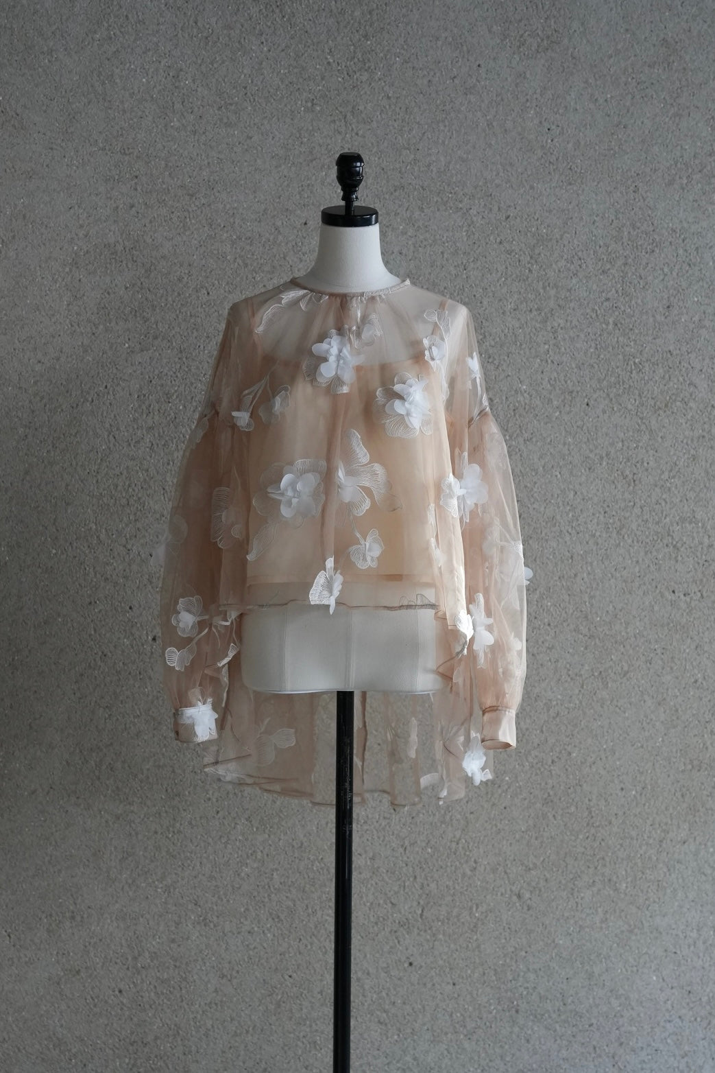 sheer over flare blouse – Acka online store