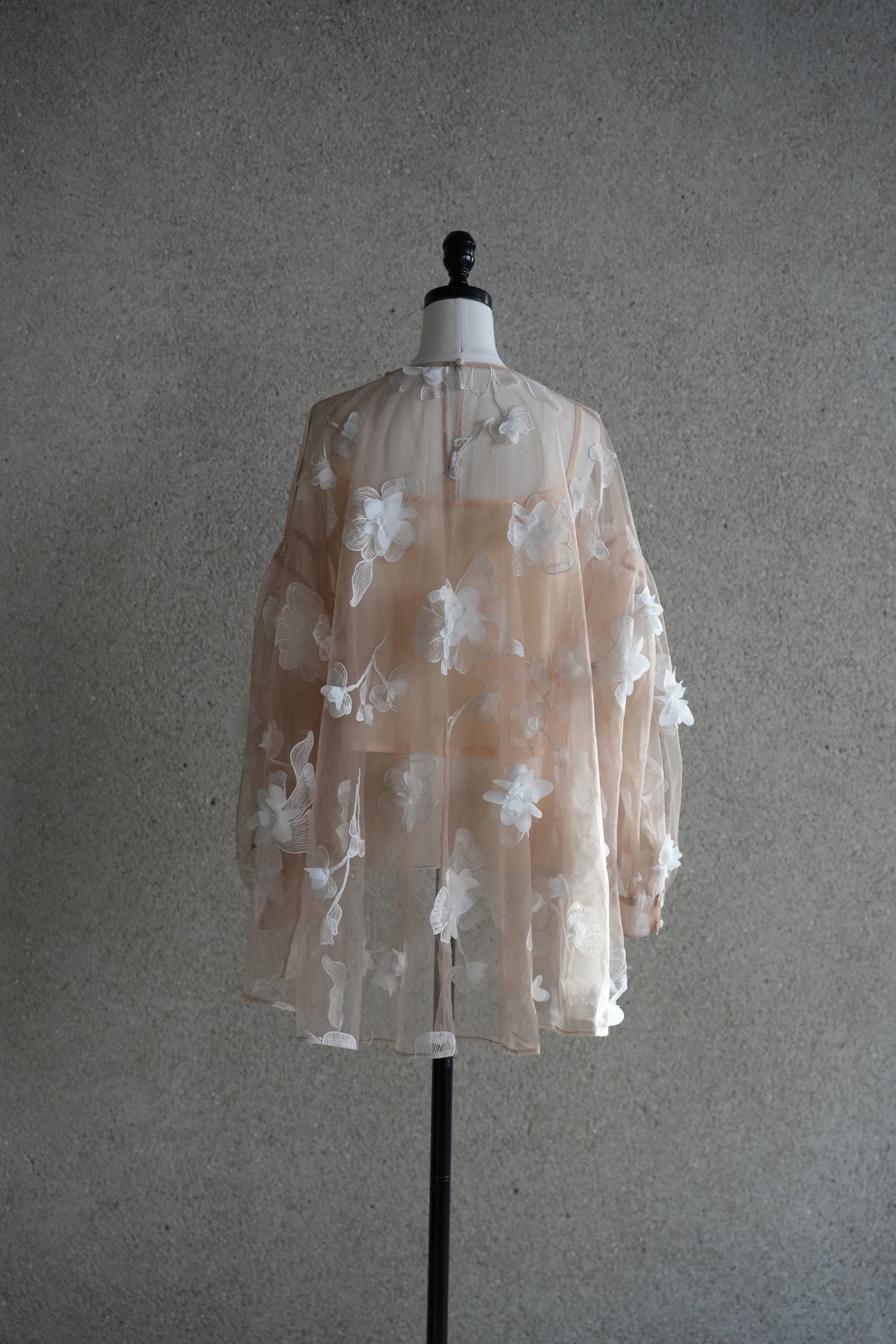 sheer over flare blouse – Acka online store