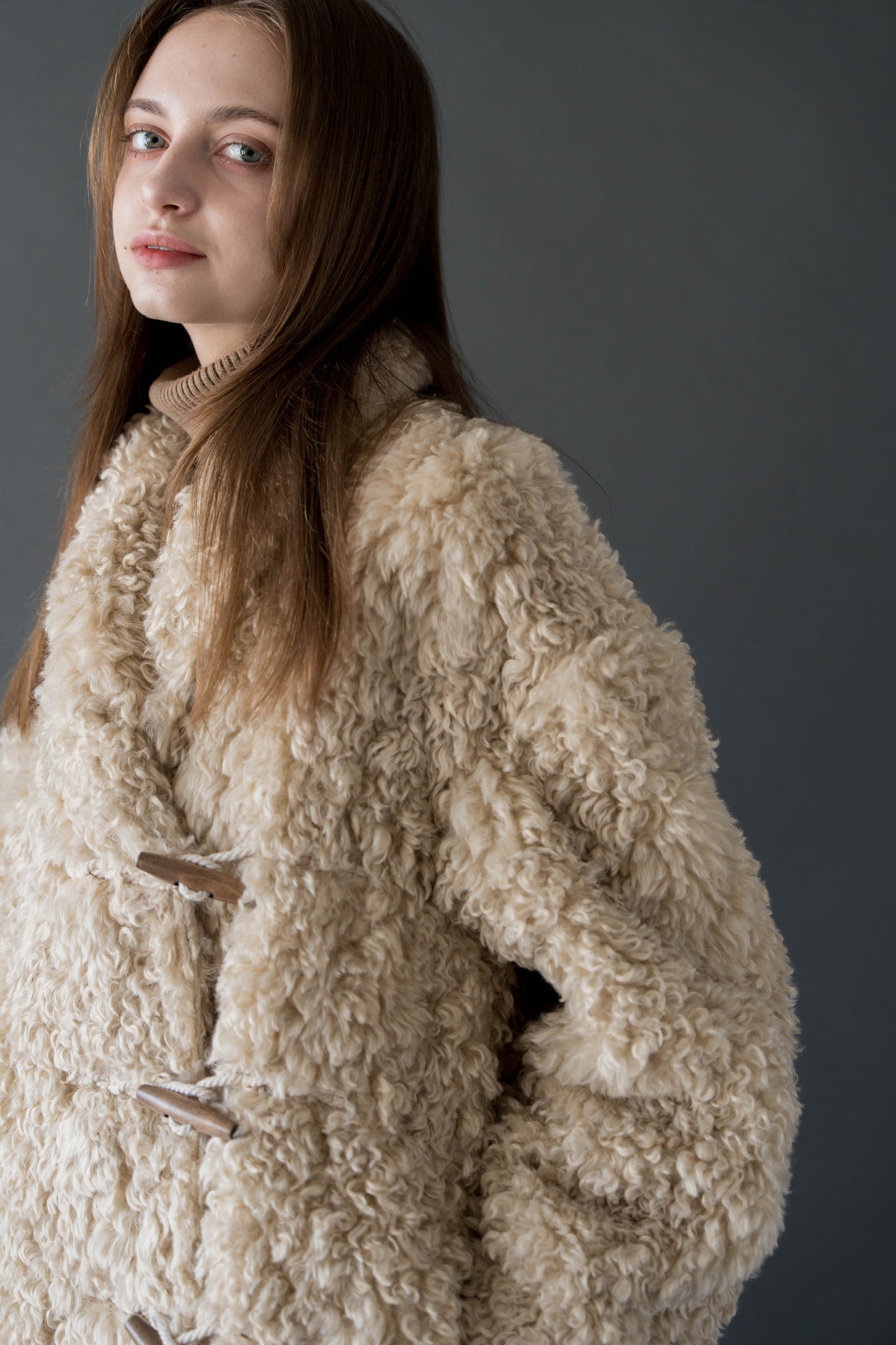 teddy loop coat
