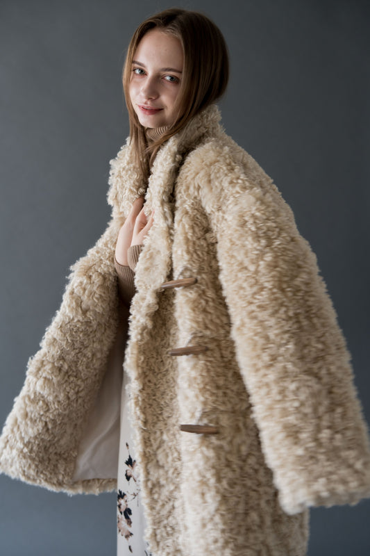 teddy loop coat