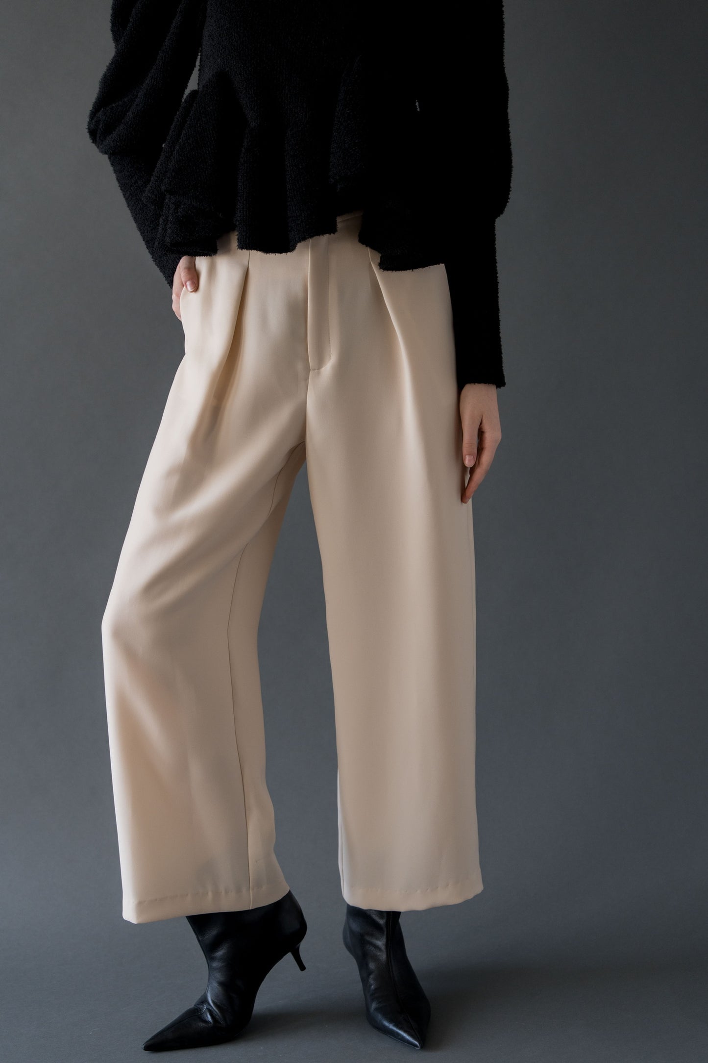 basic wide slacks