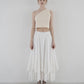 lace tiered volume skirt