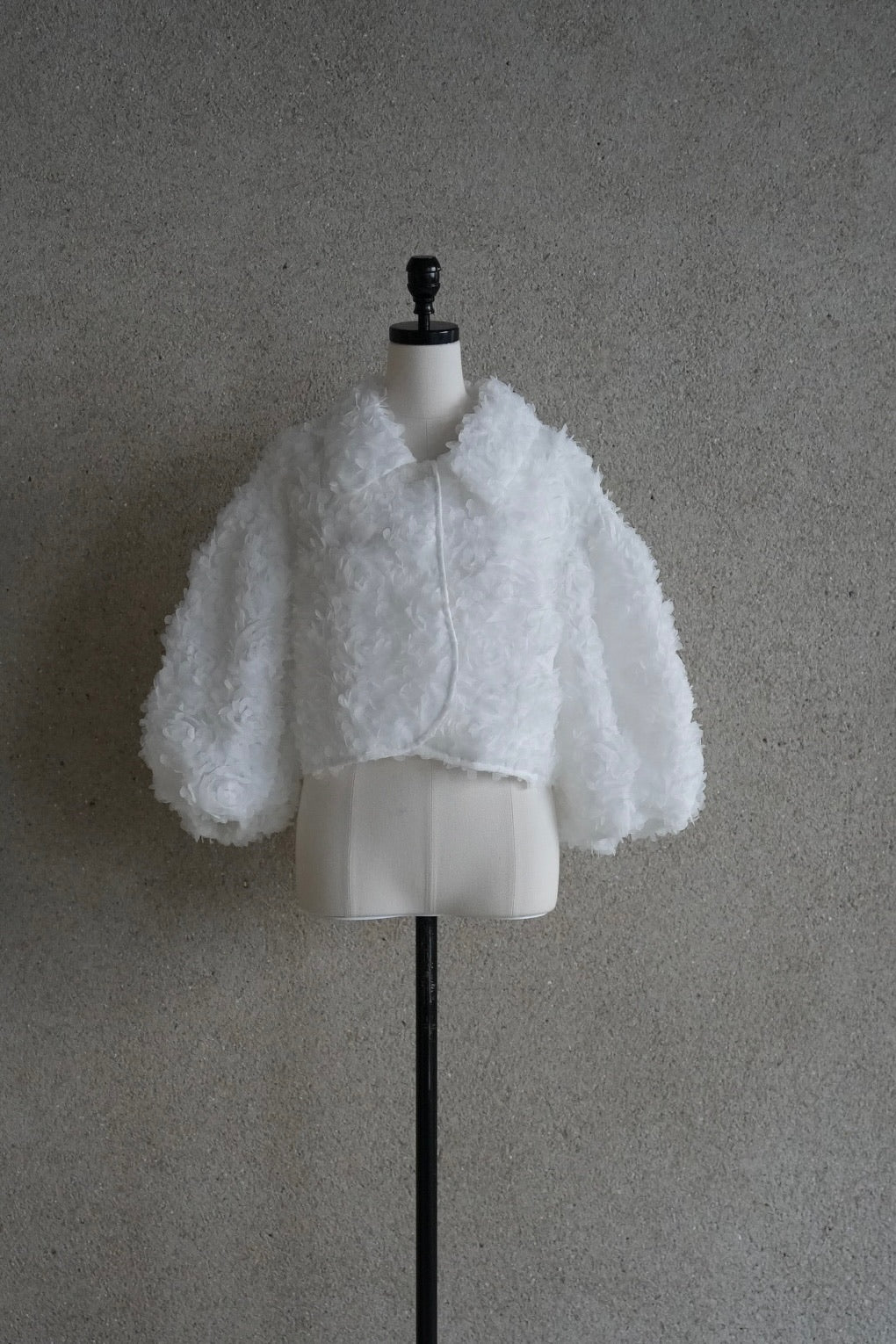 flower tulle blouson