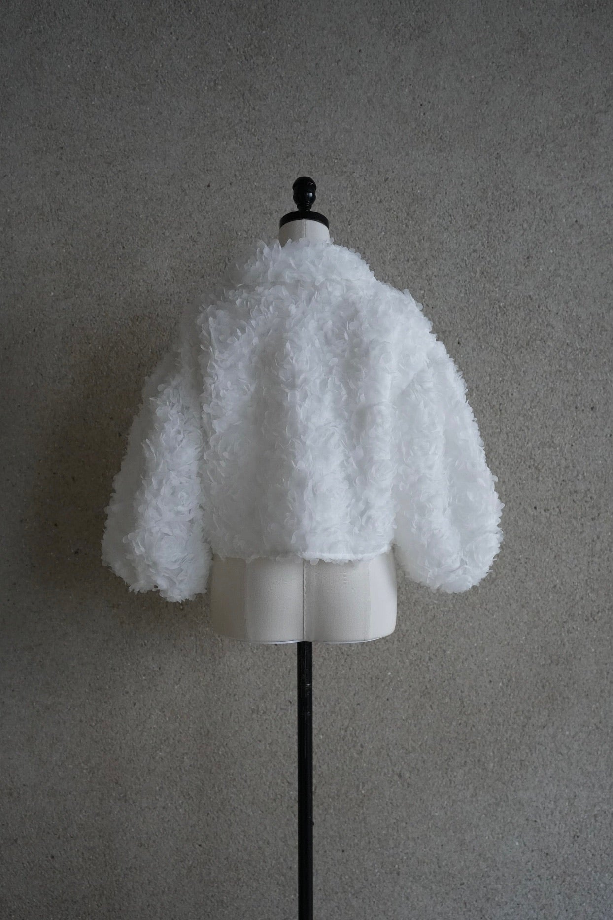 flower tulle blouson