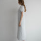 lame fringe puff dress