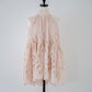 flower lace gather tops