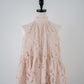 flower lace gather tops