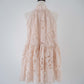 flower lace gather tops
