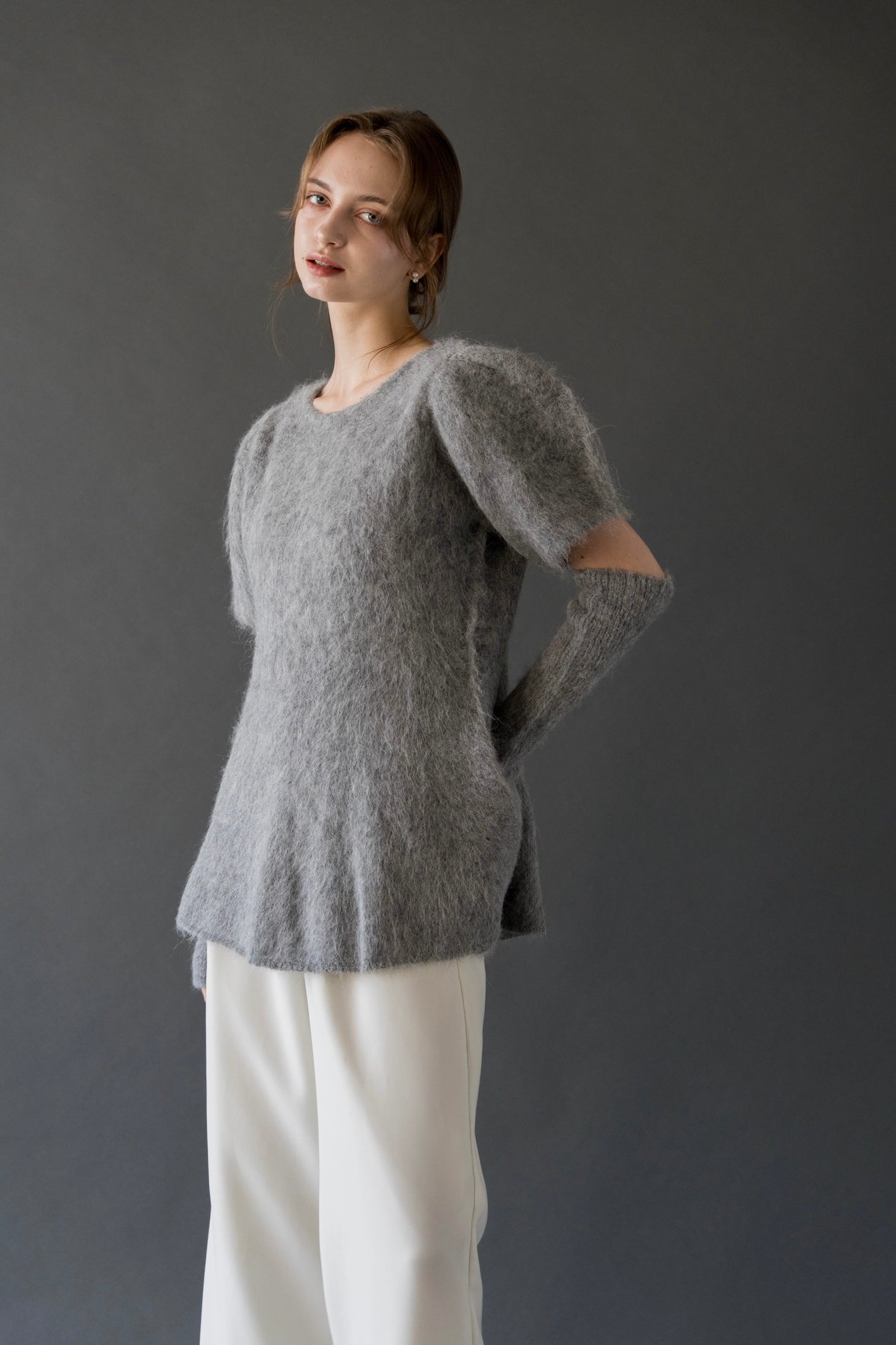 soft mohair knit