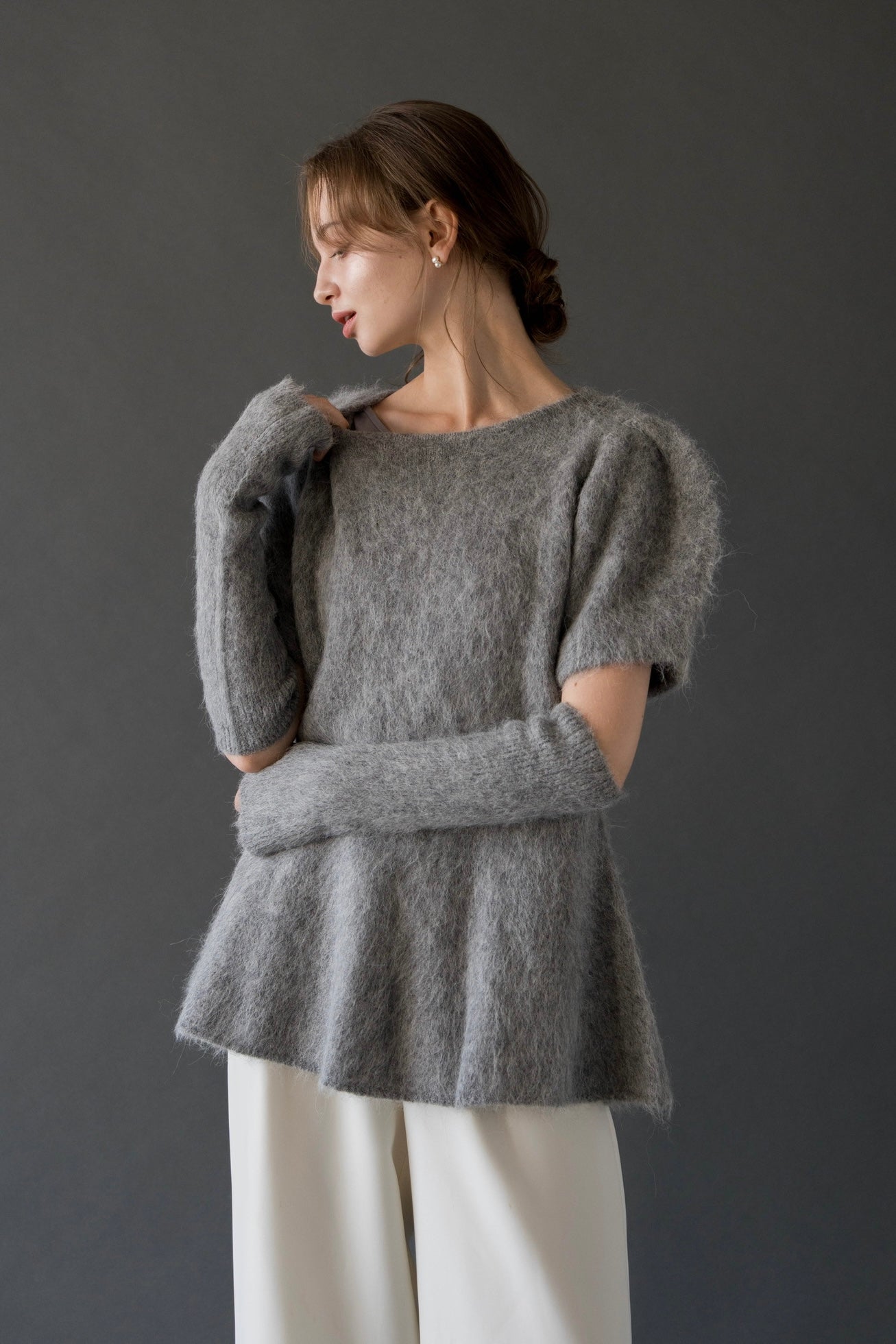 soft mohair knit
