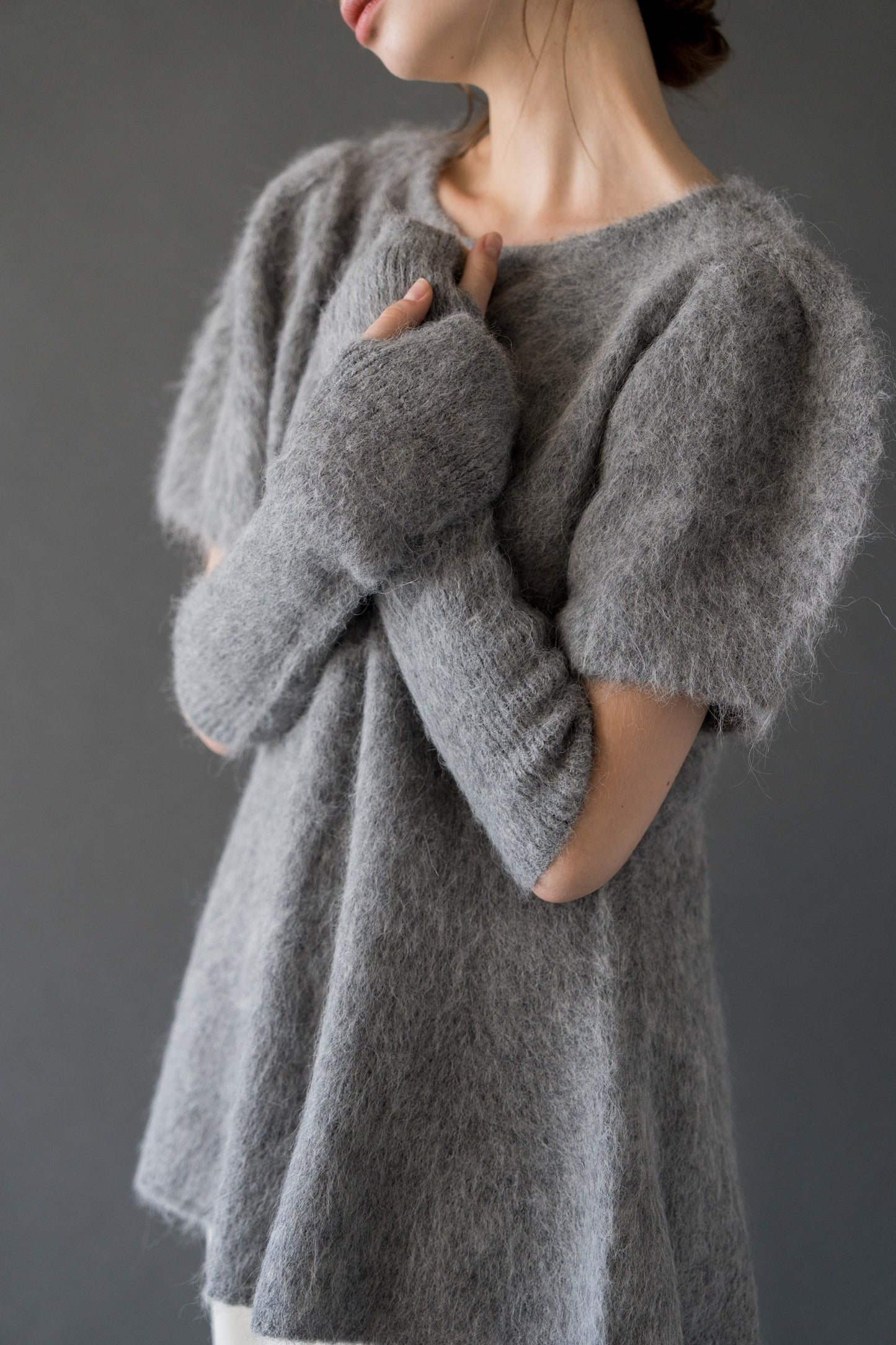 soft mohair knit