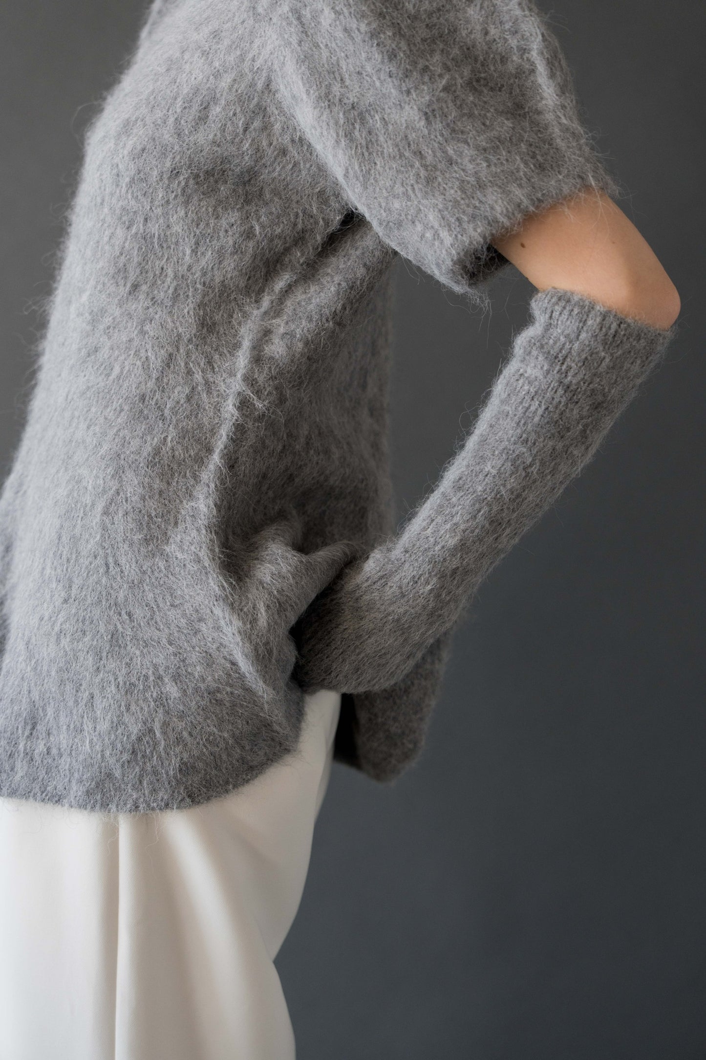 soft mohair knit