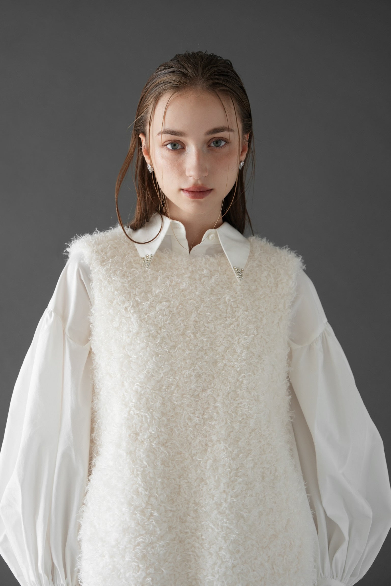 fur vest one-piece – Acka online store
