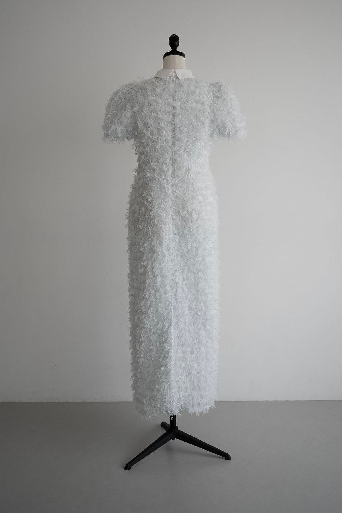 ワンピース Acka lame fringe puff dress3286 lame fringe puff dress – Acka online store