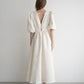 puff sleeve flare one-piece