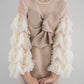 sheer tulle sleeve dress