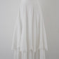 lace tiered volume skirt