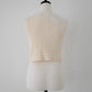 one shoulder rib knit