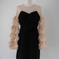 sheer tulle sleeve dress