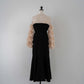 sheer tulle sleeve dress