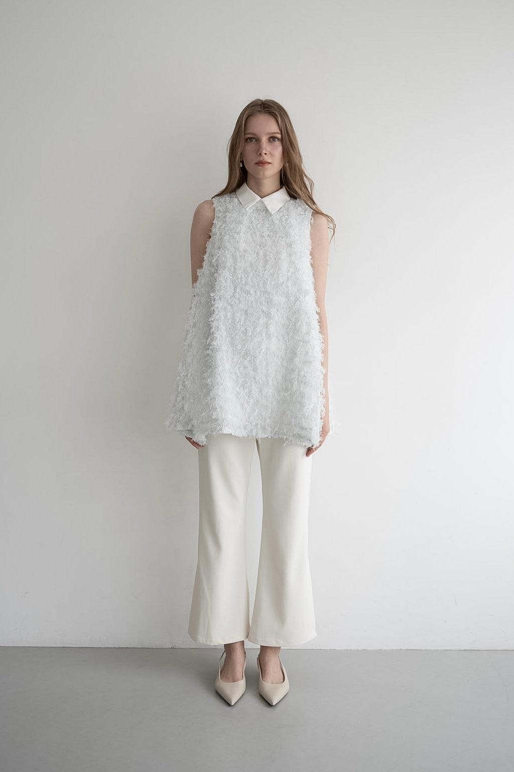 4月新発売Acka. lame fringe tops lame fringe tops – Acka online store