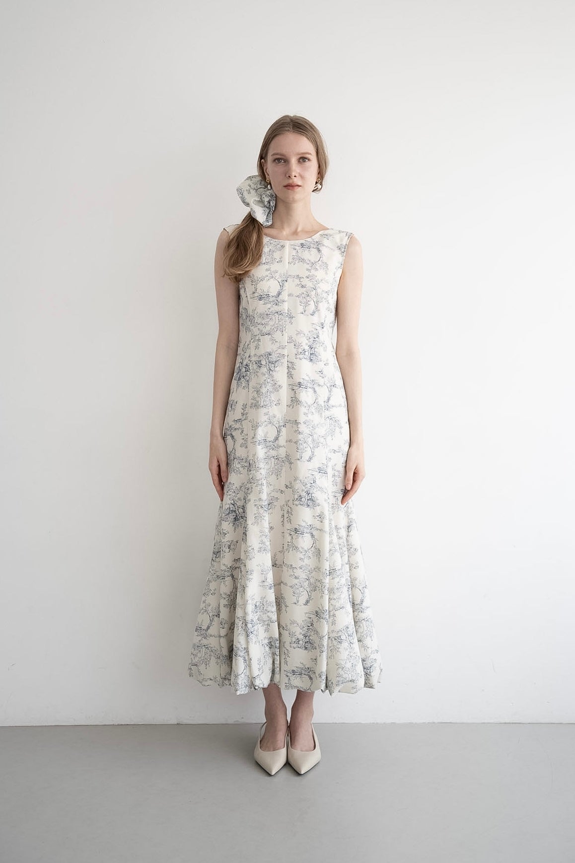 botanical balloon one-piece