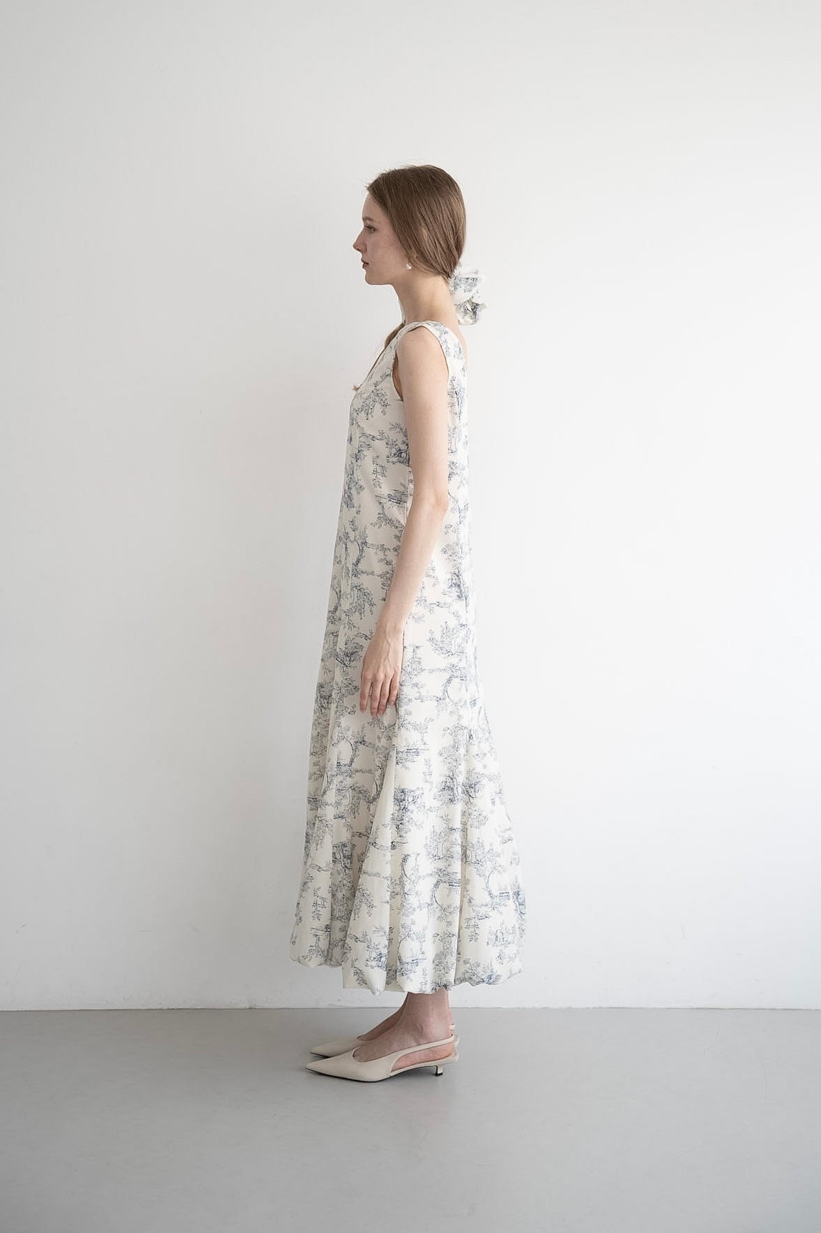botanical balloon one-piece