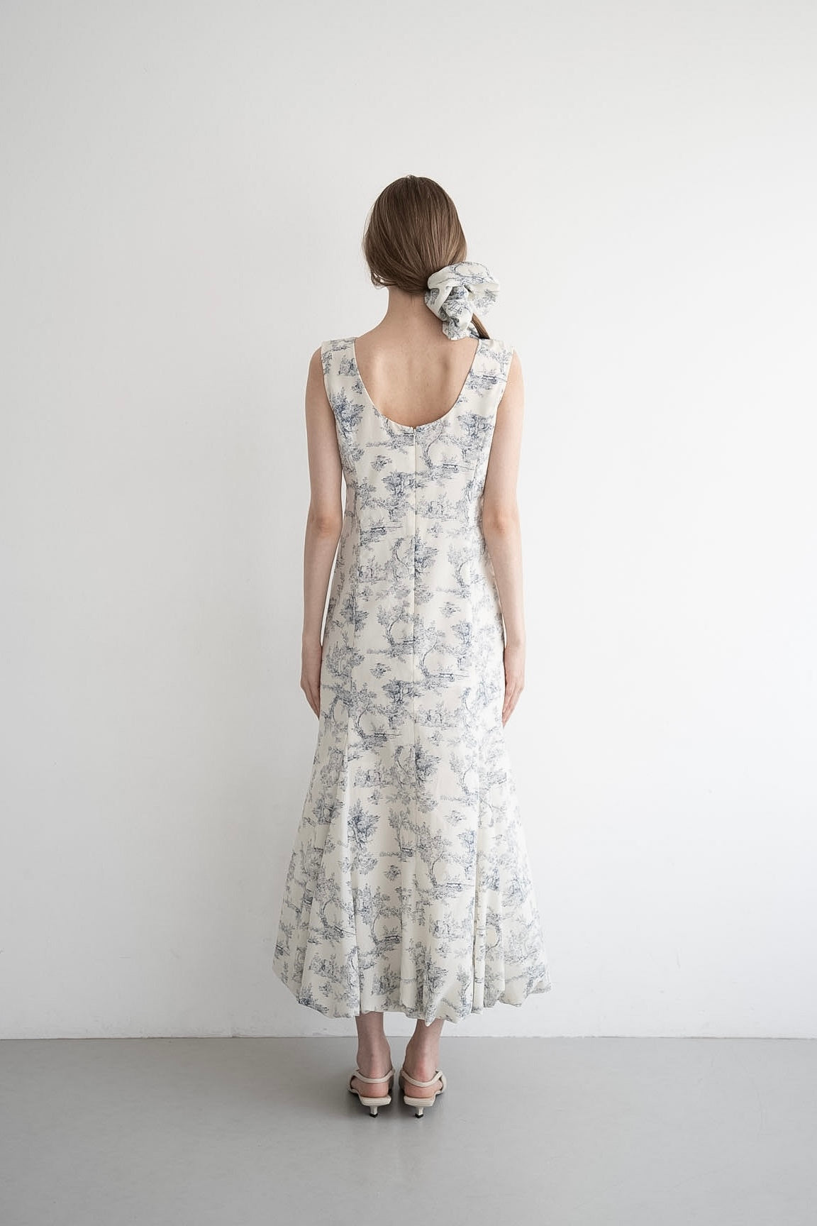 Acka botanical balloon one-piece ブルー botanical balloon one-piece – Acka online store
